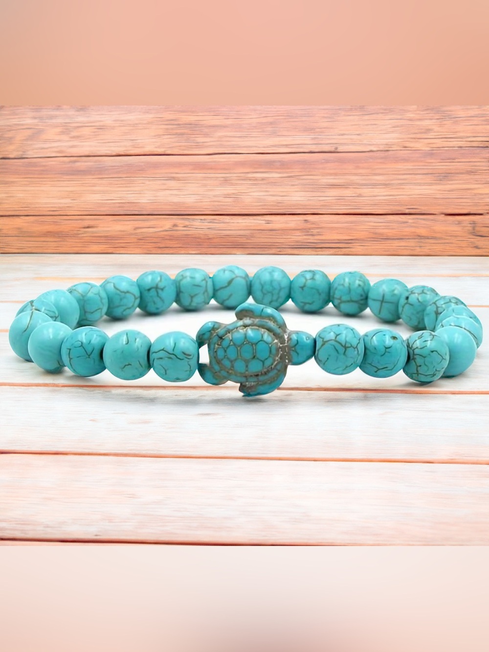 💎4/$20💎Turquoise Turtle Beaded Bracelet (PREVIEW)